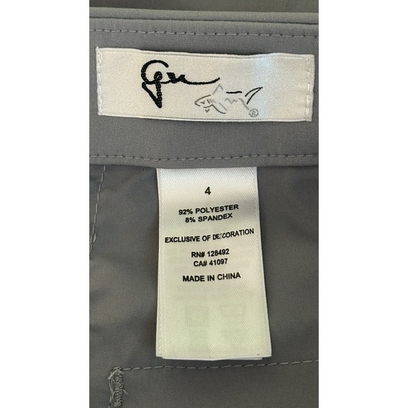 Greg Norman Women's Size‎ 4 Crop Golf Pants Gray - Picture 4 of 6